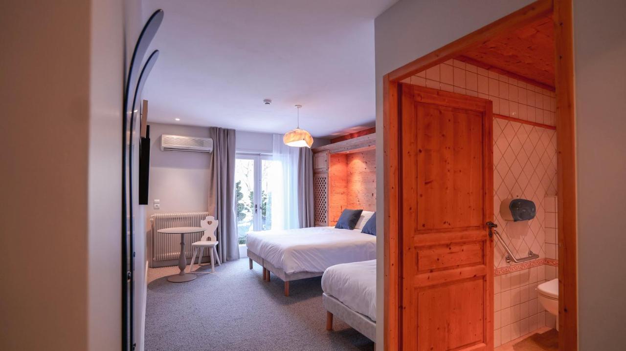 Chalet Hotel Des 2 Gares & Spa แซ็งต์-แฌร์เวส์-เลส์-แบ็งส์ ภายนอก รูปภาพ