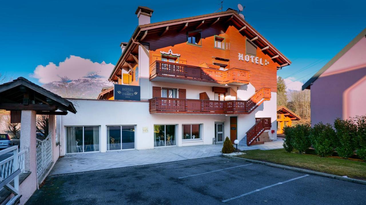 Chalet Hotel Des 2 Gares & Spa แซ็งต์-แฌร์เวส์-เลส์-แบ็งส์ ภายนอก รูปภาพ